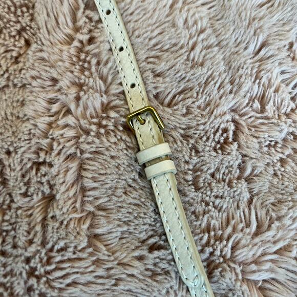 Fossil Vanilla Cream 'Ryder' Small Leather Crossbody Purse with Front Snap - Picture 7 of 16